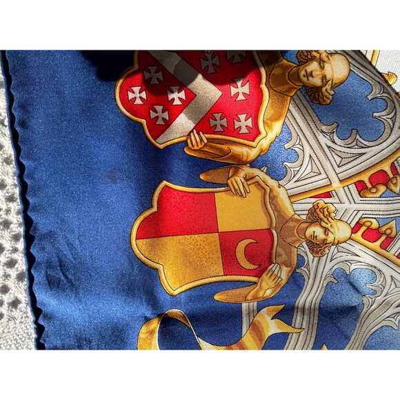 Hermes Silk Scarf British Heraldry Design by Rybal - Picture 7 of 10